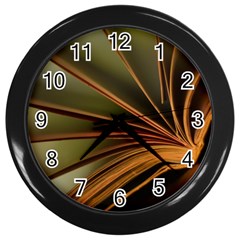 Book Screen Climate Mood Range Wall Clock (black) by Amaryn4rt