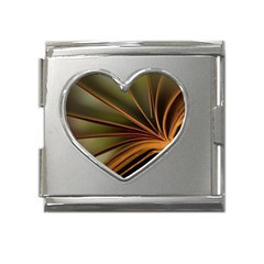 Book Screen Climate Mood Range Mega Link Heart Italian Charm (18mm)