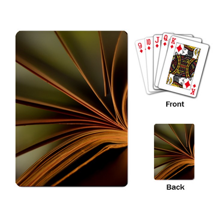 Book Screen Climate Mood Range Playing Cards Single Design (Rectangle)