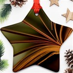 Book Screen Climate Mood Range Star Ornament (Two Sides) Back