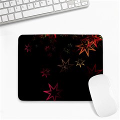 Christmas Background Motif Star Small Mousepad by Amaryn4rt