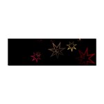 Christmas Background Motif Star Sticker Bumper (100 pack) Front