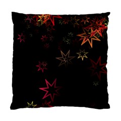 Christmas Background Motif Star Standard Cushion Case (two Sides) by Amaryn4rt