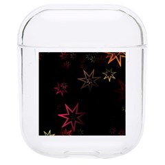 Christmas Background Motif Star Hard Pc Airpods 1/2 Case by Amaryn4rt