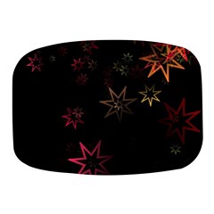 Christmas Background Motif Star Mini Square Pill Box by Amaryn4rt