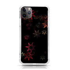 Christmas Background Motif Star Iphone 11 Pro Max 6 5 Inch Tpu Uv Print Case by Amaryn4rt