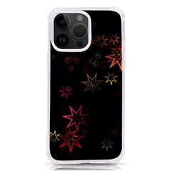 Christmas Background Motif Star Iphone 14 Pro Max Tpu Uv Print Case by Amaryn4rt