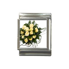 Bouquet Flowers Roses Decoration Italian Charm (13mm) by Amaryn4rt