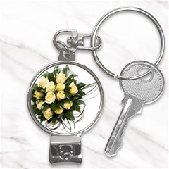 Bouquet Flowers Roses Decoration Nail Clippers Key Chain by Amaryn4rt