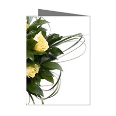 Bouquet Flowers Roses Decoration Mini Greeting Cards (pkg Of 8)