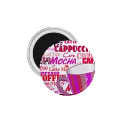 Coffee Cup Lettering Coffee Cup 1 75  Magnets by Amaryn4rt