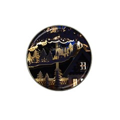 Christmas Advent Candle Arches Hat Clip Ball Marker by Amaryn4rt