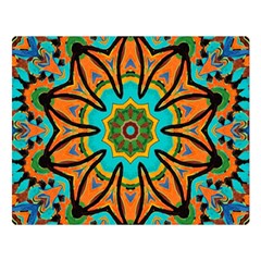 Color Abstract Pattern Structure Premium Plush Fleece Blanket (large) by Amaryn4rt