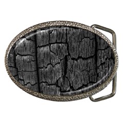 Coal Charred Tree Pore Black Belt Buckles by Amaryn4rt