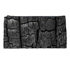 Coal Charred Tree Pore Black Pencil Case by Amaryn4rt