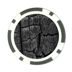 Coal Charred Tree Pore Black Poker Chip Card Guard (10 Pack) by Amaryn4rt