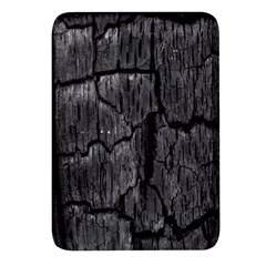 Coal Charred Tree Pore Black Rectangular Glass Fridge Magnet (4 Pack) by Amaryn4rt