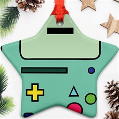 Adventure Time Beemo Bmo Illustration Cartoons Ornament (star) by Sarkoni