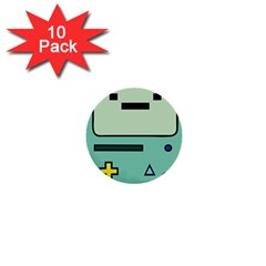 Adventure Time Beemo Bmo Illustration Cartoons 1  Mini Buttons (10 Pack)  by Sarkoni