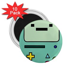 Adventure Time Beemo Bmo Illustration Cartoons 2 25  Magnets (10 Pack)  by Sarkoni