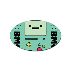 Adventure Time Beemo Bmo Illustration Cartoons Sticker Oval (100 Pack) by Sarkoni