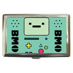 Adventure Time Beemo Bmo Illustration Cartoons Cigarette Money Case by Sarkoni