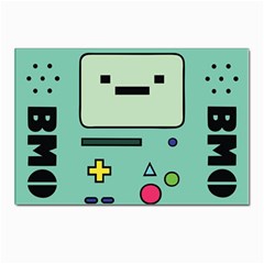 Adventure Time Beemo Bmo Illustration Cartoons Postcard 4 x 6  (pkg Of 10) by Sarkoni