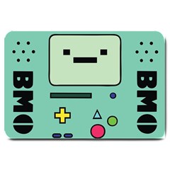 Adventure Time Beemo Bmo Illustration Cartoons Large Doormat by Sarkoni