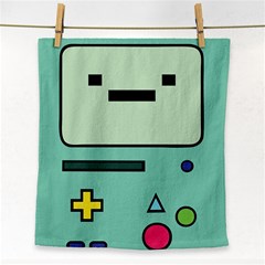 Adventure Time Beemo Bmo Illustration Cartoons Face Towel by Sarkoni