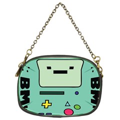 Adventure Time Beemo Bmo Illustration Cartoons Chain Purse (two Sides) by Sarkoni