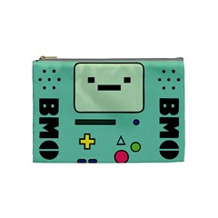 Adventure Time Beemo Bmo Illustration Cartoons Cosmetic Bag (medium) by Sarkoni