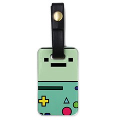 Adventure Time Beemo Bmo Illustration Cartoons Luggage Tag (one Side) by Sarkoni