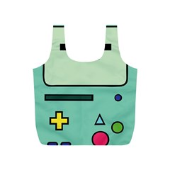 Adventure Time Beemo Bmo Illustration Cartoons Full Print Recycle Bag (s) by Sarkoni