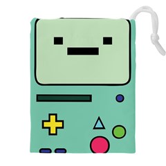 Adventure Time Beemo Bmo Illustration Cartoons Drawstring Pouch (5xl) by Sarkoni