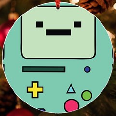 Adventure Time Beemo Bmo Illustration Cartoons Uv Print Acrylic Ornament Round by Sarkoni