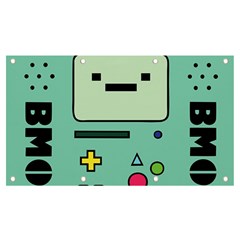 Adventure Time Beemo Bmo Illustration Cartoons Banner And Sign 7  X 4  by Sarkoni