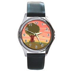 Cartoon Network Adventure Time Round Metal Watch by Sarkoni