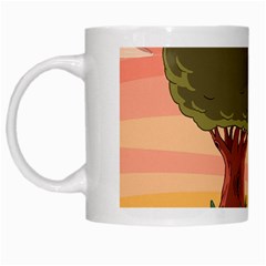 Cartoon Network Adventure Time White Mug by Sarkoni