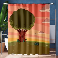 Cartoon Network Adventure Time Shower Curtain 60  X 72  (medium)  by Sarkoni