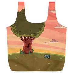 Cartoon Network Adventure Time Full Print Recycle Bag (xl) by Sarkoni