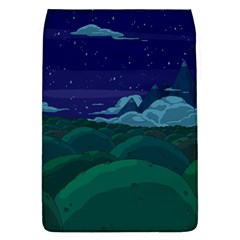 Adventure Time Cartoon Night Green Color Sky Nature Removable Flap Cover (l) by Sarkoni