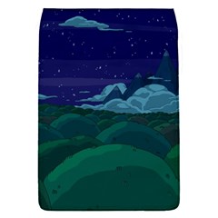 Adventure Time Cartoon Night Green Color Sky Nature Removable Flap Cover (s) by Sarkoni