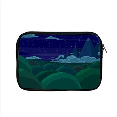 Adventure Time Cartoon Night Green Color Sky Nature Apple Macbook Pro 15  Zipper Case by Sarkoni