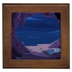 Cartoon Character Wallpapper Adventure Time Beauty In Nature Framed Tile by Sarkoni