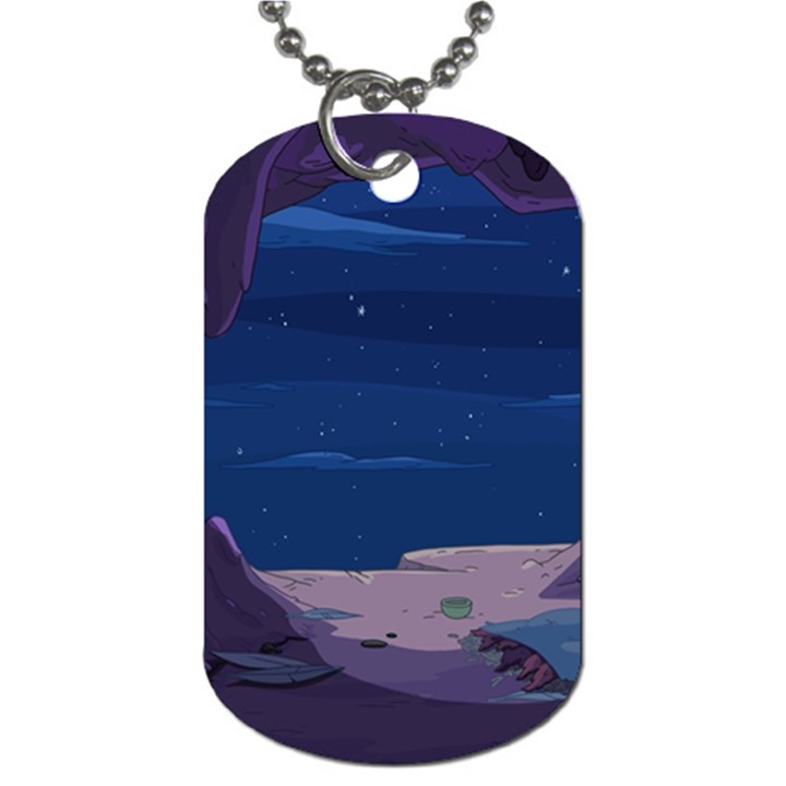 Cartoon Character Wallpapper Adventure Time Beauty In Nature Dog Tag (One Side)