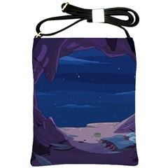 Cartoon Character Wallpapper Adventure Time Beauty In Nature Shoulder Sling Bag by Sarkoni