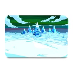 Frost Mountains Illustration Adventure Time Fantasy Art Landscape Plate Mats by Sarkoni