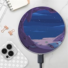 Cartoon Character Wallpapper Adventure Time Beauty In Nature Wireless Fast Charger(white) by Sarkoni