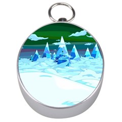 Frost Mountains Illustration Adventure Time Fantasy Art Landscape Silver Compasses by Sarkoni