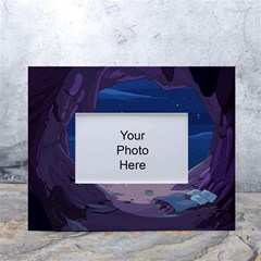 Cartoon Character Wallpapper Adventure Time Beauty In Nature White Tabletop Photo Frame 4 x6  by Sarkoni